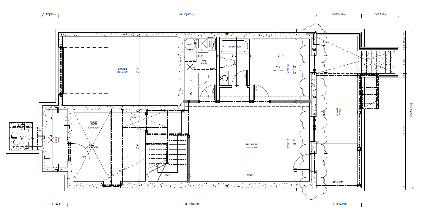 Basement floor plan